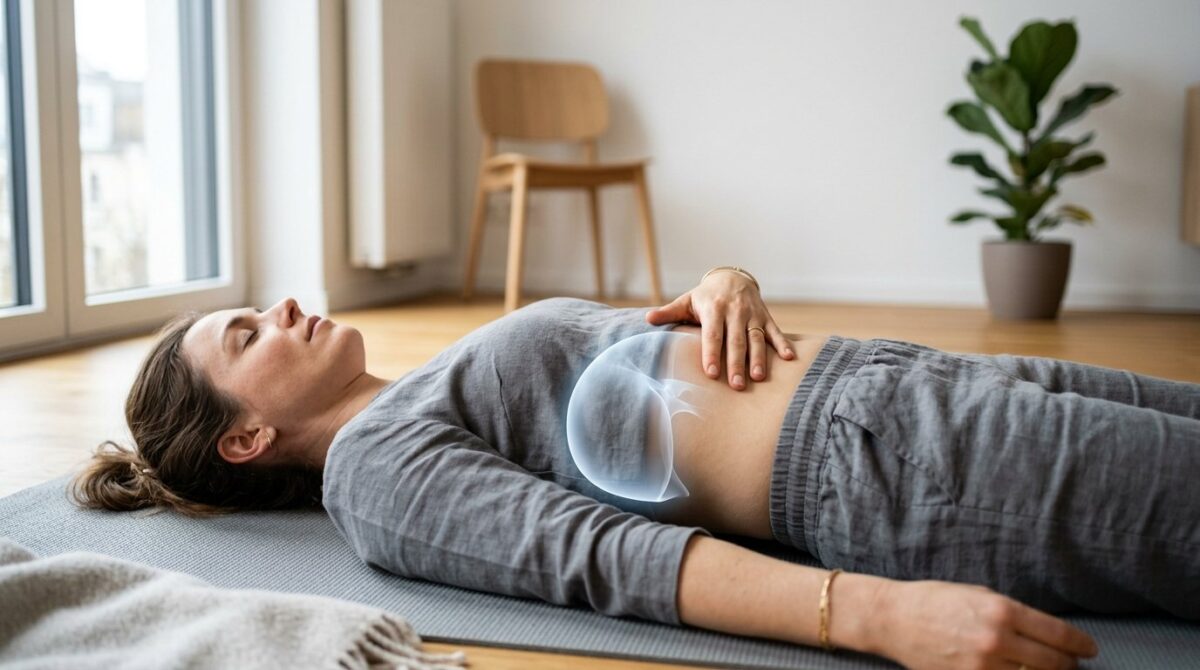 entdecken Sie, wie richtige Zwerchfellatmung den Blutdruck senkt und Ihr Wohlbefinden sowie Stressresistenz im Alltag verbessert