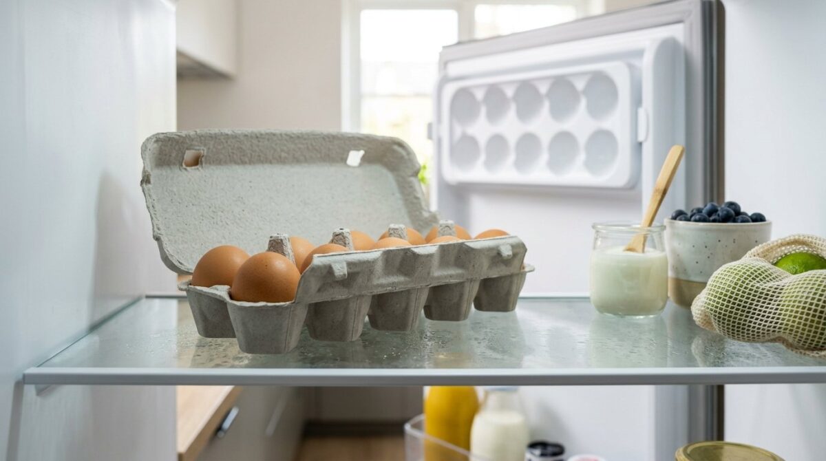 entdecken Sie, warum Eierhalter im Kühlschrank keine gute Idee sind und wo Sie Ihre Eier richtig lagern sollten