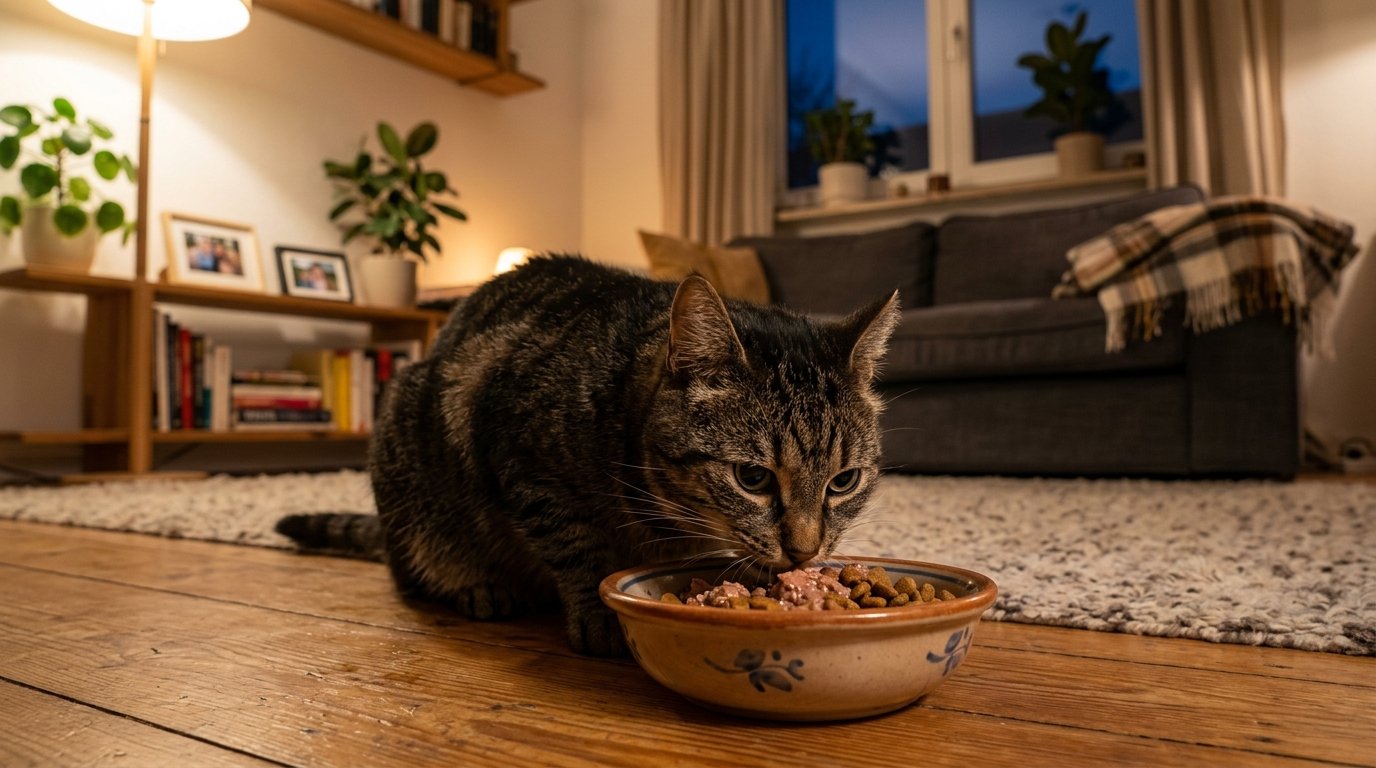 entdecken Sie, wie eine feste Abendroutine Ihren Kater sicher nach Hause bringt und nächtliche Sorgen minimiert